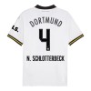 Oficiální Fotbalový Dres Borussia Dortmund N. Schlotterbeck 4 Třetí 2024-25 pro Děti